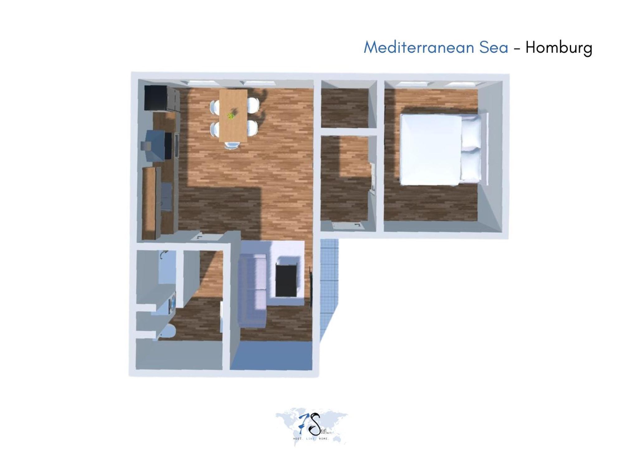 7Seas Boutique Aparthotel Homburg - Stilvoll, Digital & Ideal Fuer Familie & Business Habitación foto